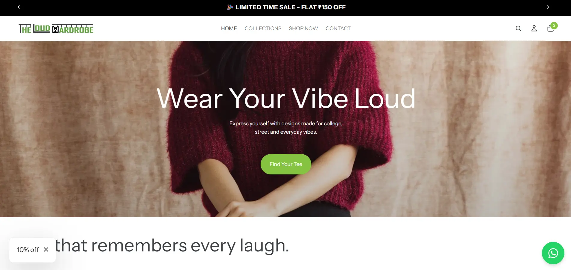 Fashion E-commerce Store (Freelance)